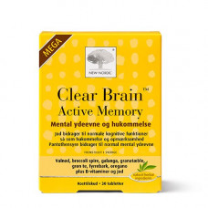 New Nordic - Clear Brain Active Memory Mega 30 tabletter